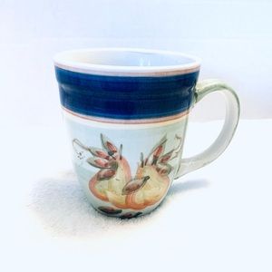 Vintage Coffee mug by Gibson, hand painted